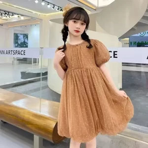 dress girl creamy dry soft